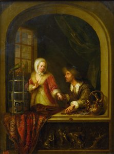 Uwodziciel par Braun, Adam (1748-1827). olej na płótnie autorstwa Adam Braun