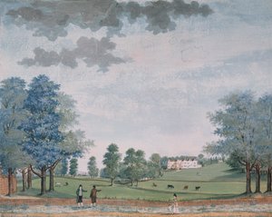 Wielki Dom i Park w Chawton, ok. 1780
