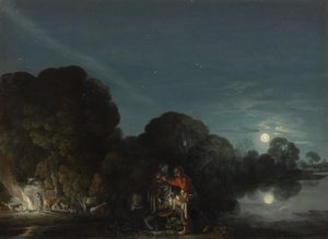 Ucieczka do Egiptu autorstwa Adam Elsheimer