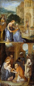 Sceny z Życia Dziewicy, 1578-1610 autorstwa Adam Elsheimer