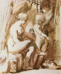 Wenus i Kupidyn autorstwa Adam Elsheimer