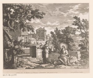 Chrystus i Samarytanka autorstwa Adam Perelle