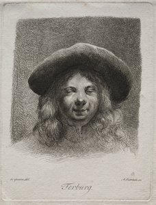 Portret Gerarda Terborcha autorstwa Adam von Bartsch