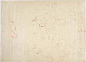 Ściana południowa, Górna Świątynia Jaguarów, Chichen Itza, Meksyk autorstwa Adela Breton