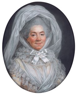 Portret damy, znanej jako Madame Poisson, matki Madame de Pompadour autorstwa Adelaide Labille Guiard