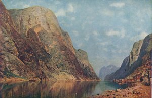 Sogne Fiord, Norwegia, koniec XIX wieku, 1914.
