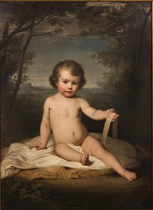 Niemowlę St. John (olej na płótnie)
