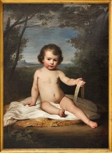 Młody św. Jan (olej na płótnie)