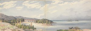 Hogland, 24 sierpnia 1855 r., Finlandia autorstwa Admiral Sir Edward Gennys Fanshawe