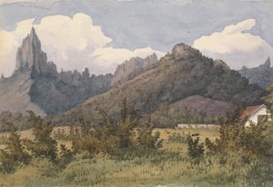 "W Eimeo [Moorea, Wyspy Towarzystwa], 27 sierpnia 1849 r. autorstwa Admiral Sir Edward Gennys Fanshawe