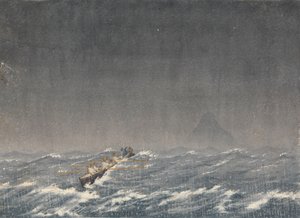 Zewnętrzne kotwicowisko w czasie sztormu, Mazatlan [Meksyk], 22 sierpnia 1850, 8 rano. ... "Pytanie, którędy do statku autorstwa Admiral Sir Edward Gennys Fanshawe
