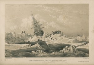 Rozerwanie lodu wokół statku autorstwa Admiral William Henry Smyth