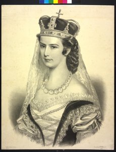 Cesarzowa Austrii Elżbieta (litografia)