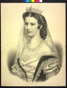 Cesarzowa Austrii Elżbieta (litografia)
