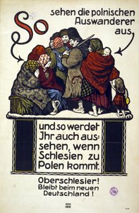 Niemiecki plakat antypolski