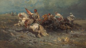 Stampeda autorstwa Adolf Schreyer