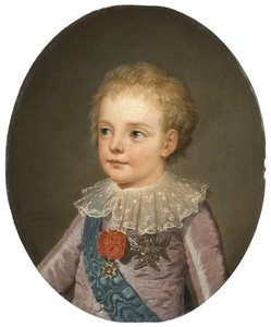 Louis Joseph Xavier Francois de Bourbon (1781-1789), delfin francuski, autorstwa Wertmuellera, Adolfa Ulrika (1751-1811). olej na płótnie