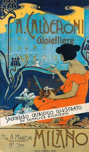 Do Calderoni Jubilera, Mediolan autorstwa Adolfo Hohenstein