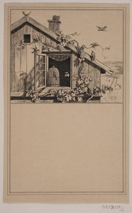 Więźniowie i wolni. Nie. 1 w Chr. Winther i M. Rørbye, „25 obrazków dla małych dzieci” autorstwa Johan Adolph Kittendorff