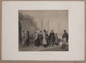 Pożegnanie w komorze celnej autorstwa Johan Adolph Kittendorff