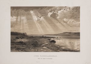Krajobraz fiordów jutlandzkich autorstwa Johan Adolph Kittendorff