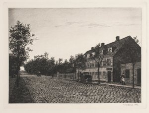 Impreza uliczna na obrzeżach Kopenhagi