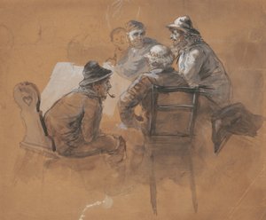 Rybacy autorstwa Adolph Menzel