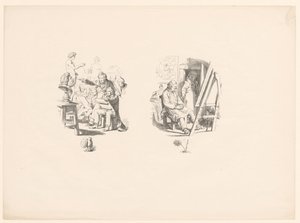 Artysta w trakcie kształcenia autorstwa Adolph Menzel