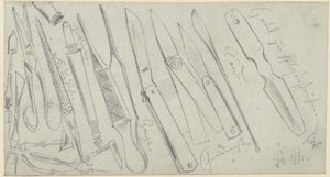 Instrumenty medyczne autorstwa Adolph Menzel