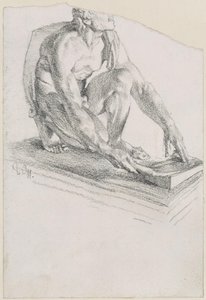Szlifujący Scyt (odlew na podstawie oryginału znajdującego się w Galerii Uffizi we Florencji) autorstwa Adolph Menzel