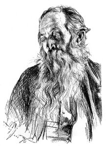 Studium Żyda, ok. 1880-1882 autorstwa Adolph Menzel
