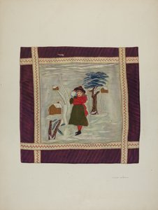 Detal narzuty z aplikacją, 1941.