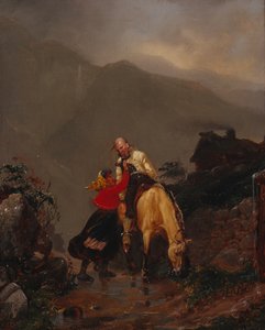 Z kościoła autorstwa Adolph Tidemand