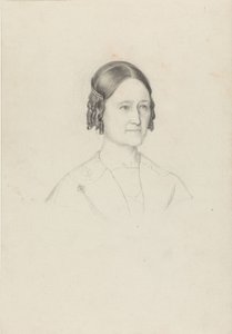Żona artysty, Johanne Tidemand autorstwa Adolph Tidemand