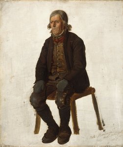 Portret Asle Hermandsøna z Hallingdal autorstwa Adolph Tidemand