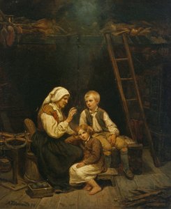 Bajka, historia babci autorstwa Adolph Tidemand