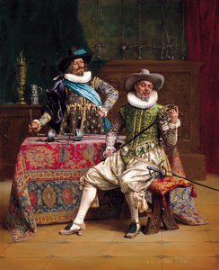 Królewscy płatnerze autorstwa Adolphe Alexandre Lesrel