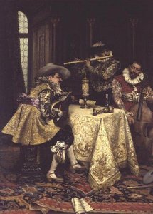 Muzycy autorstwa Adolphe Alexandre Lesrel