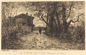 W wąwozie Loup autorstwa Adolphe Appian