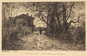 Wąwóz w Loup autorstwa Adolphe Appian
