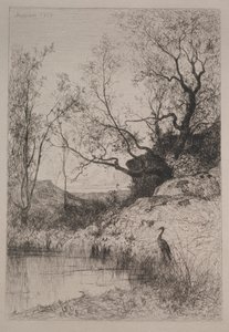Staw, 1867. autorstwa Adolphe Appian