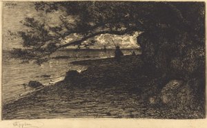W Villefranche-sur-Mer autorstwa Adolphe Appian
