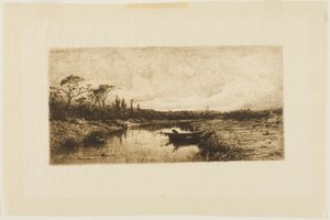 Jesienny wieczór: niedaleko Rossillon autorstwa Adolphe Appian