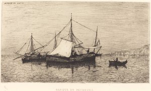 Łódź rybacka autorstwa Adolphe Appian