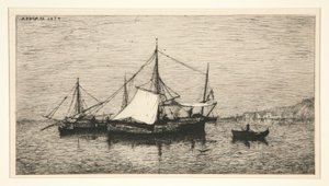 Łodzie żeglugowe (oceny d autorstwa Adolphe Appian