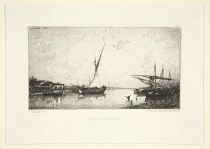 Kanał w Martigues autorstwa Adolphe Appian