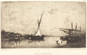 Kanał Martigues autorstwa Adolphe Appian