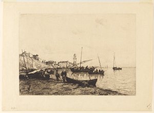 Port w Sanremo autorstwa Adolphe Appian
