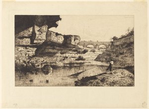 Most Hauteville autorstwa Adolphe Appian