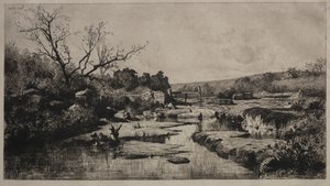 Źródło Albarine autorstwa Adolphe Appian